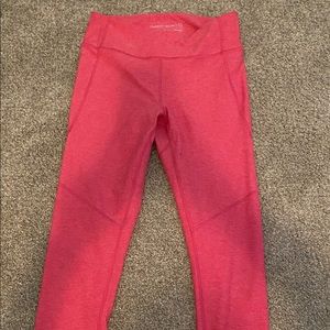 Outdoor Voices Cropped Pink Leggings